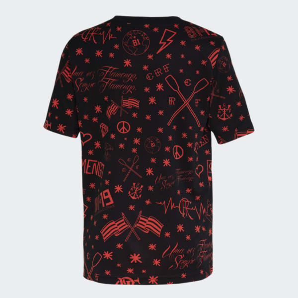 Preto Camisa Pré-Jogo CR Flamengo
