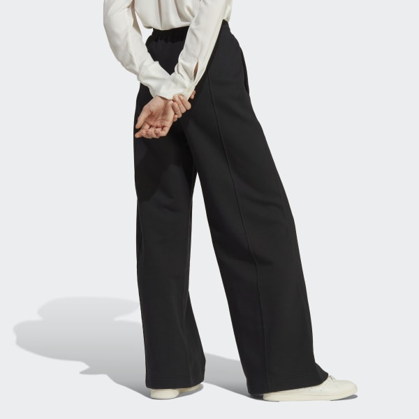Black Premium Essentials Pintuck Pants