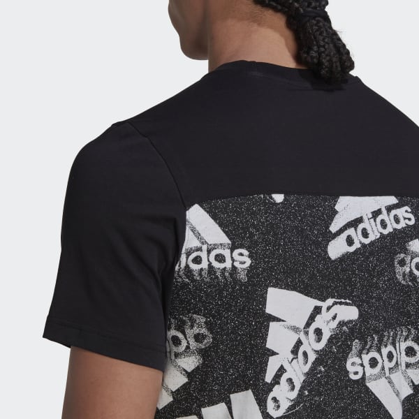 Negro Polo Essentials BrandLove Logo TF455