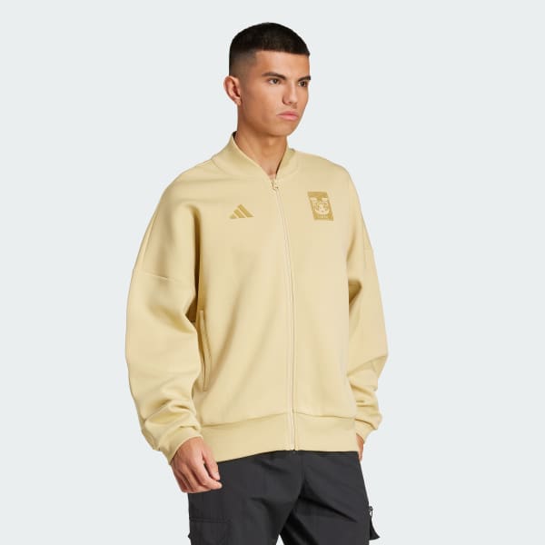 Beige Chamarra Tigres UANL x Wonder Woman