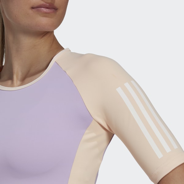 Violet T-shirt Hyperglam Training Crop BVR37