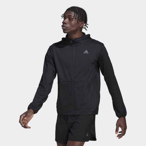 cerná Mikina HIIT Training Full-Zip ID010