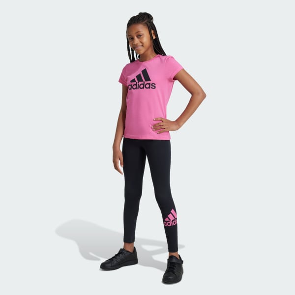 adidas Essentials Big Logo Cotton Tights Black adidas Malaysia