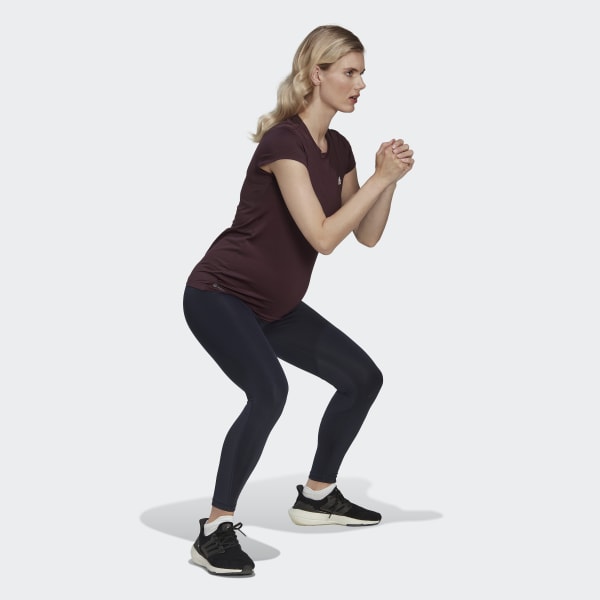 cervená Designed to Move Colorblock Sport T-Shirt (Maternity) DO108