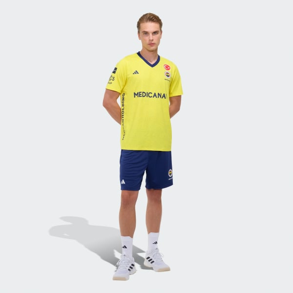 Yellow Fenerbahçe Men Volleyball Jersey