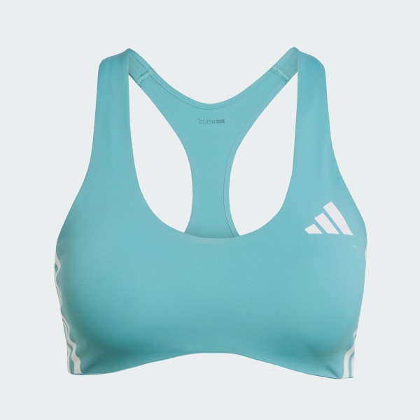 Turkuaz Adizero Run Medium Support Sporcu Sütyeni