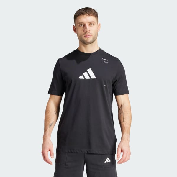 Nero T-shirt da pallamano Category Graphic