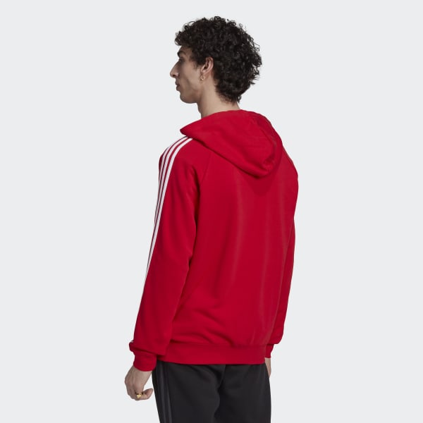 Vermelho Casaco com Capuz 3-Stripes ADN do Arsenal