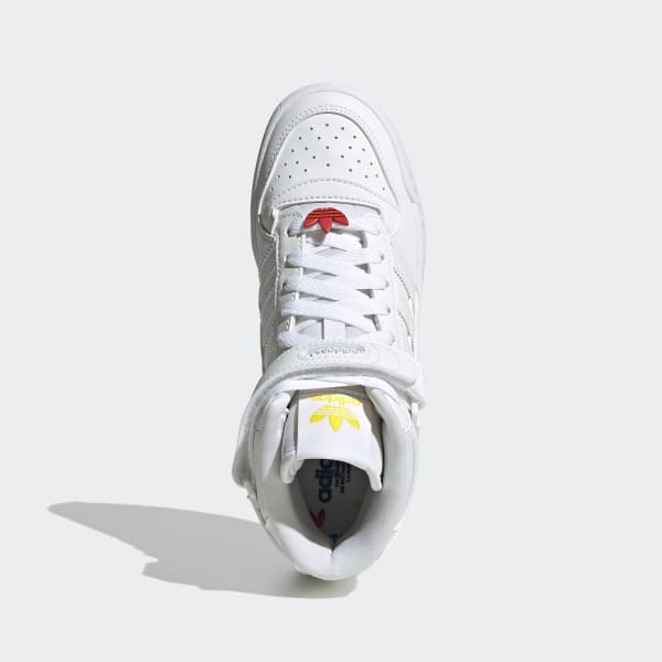 Blanco Zapatilla Forum Mid