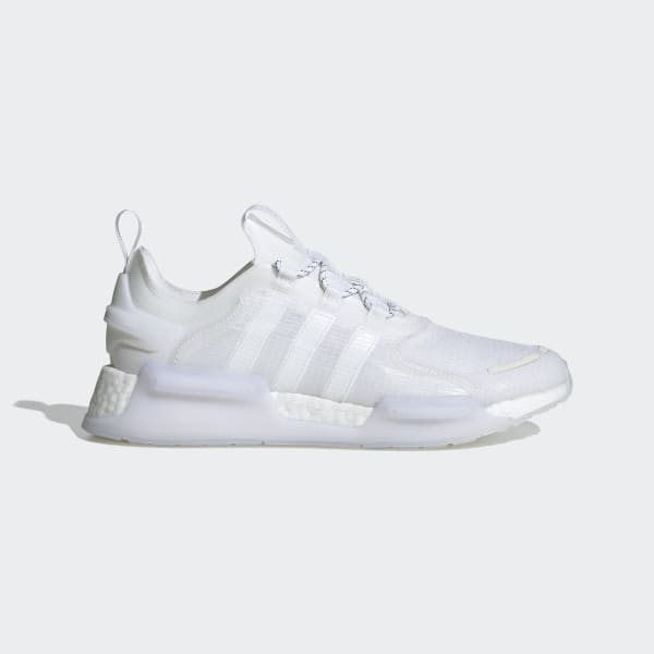 White NMD_V3 Shoes LWD72