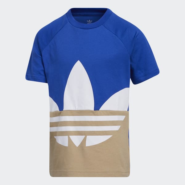 adidas trefoil tee blue