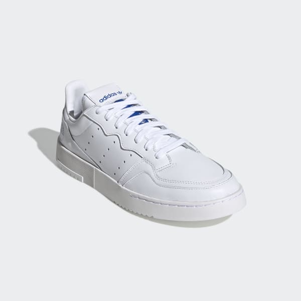 adidas supercourt white and blue