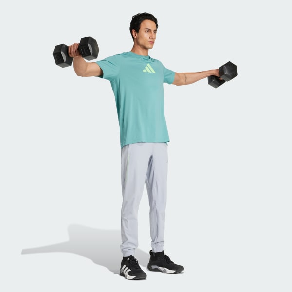 Verde Camiseta Estampada CLIMACOOL Category Training