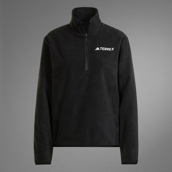 adidas Multi Essentials 1/2 Zip Fleece Jacket - Black | Free