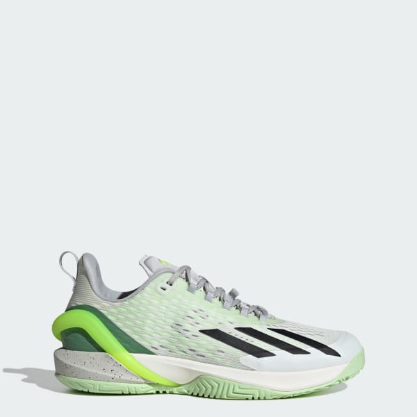 สีเขียว รองเท้าเทนนิส adizero Cybersonic