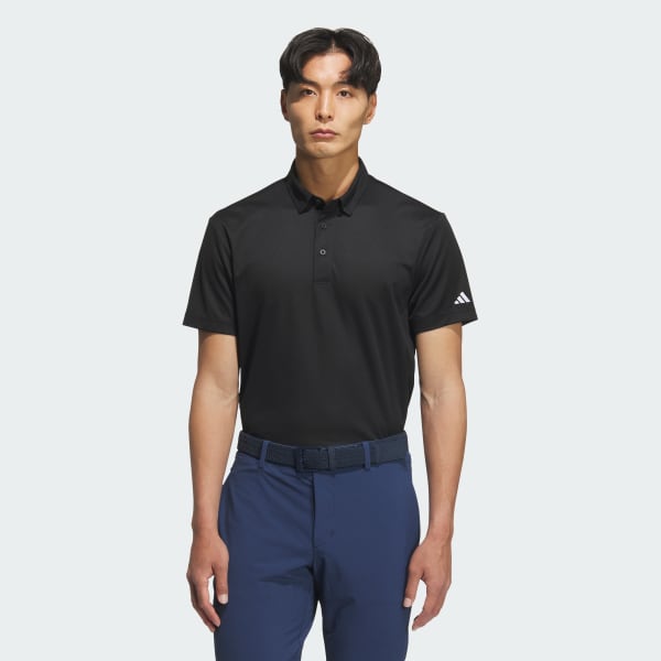 Hitam Polo Shirt Lengan Pendek