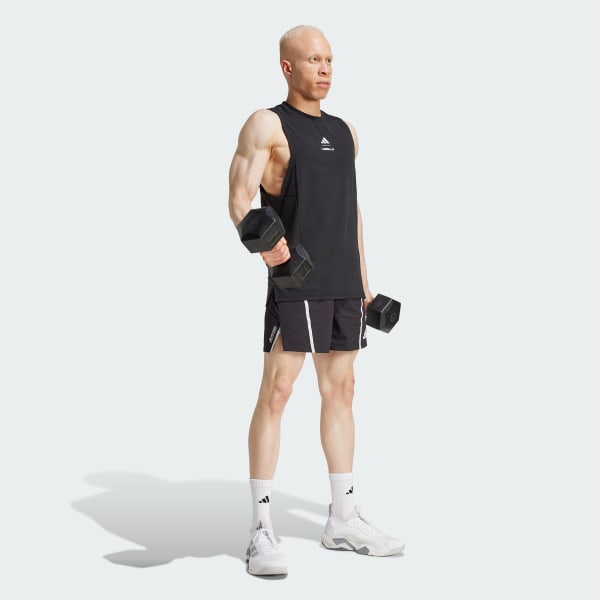 Czerń Koszulka Les Mills Graphic Tank