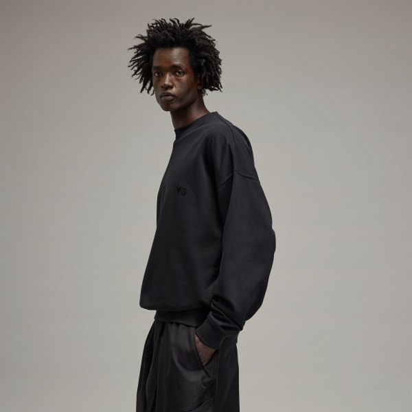Negro Polera Y-3 French Terry Crew
