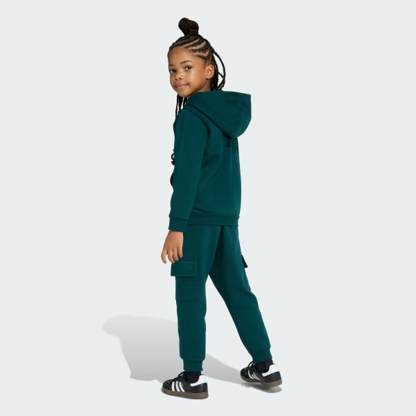 vert Ensemble à capuche cargo enfants