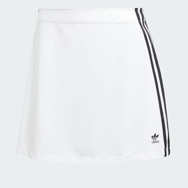 スカート adidas SKIRT (JD0284) adidas Adicolor 3-Stripes Mini Skirt - White | Free Shipping