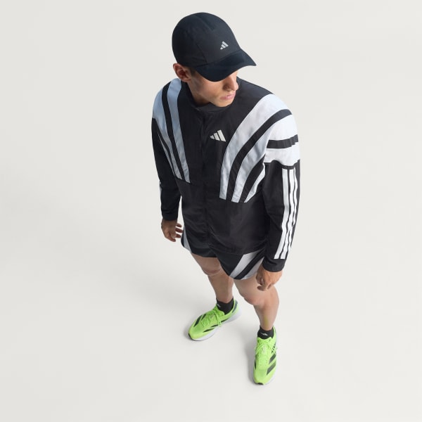 Black Adizero Archive Running Jacket