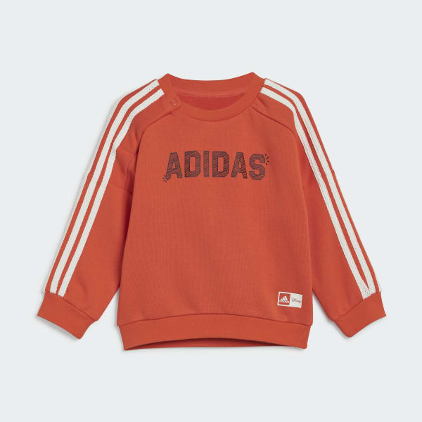 Red adidas hotsell crew neck