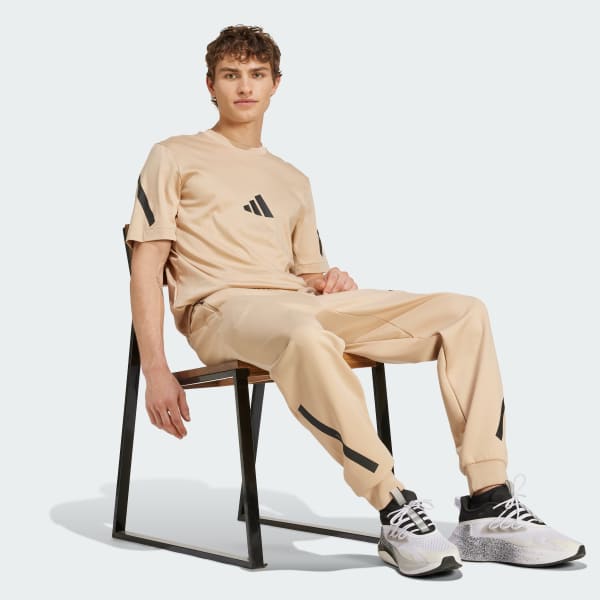 Beige adidas Z.N.E. T-Shirt