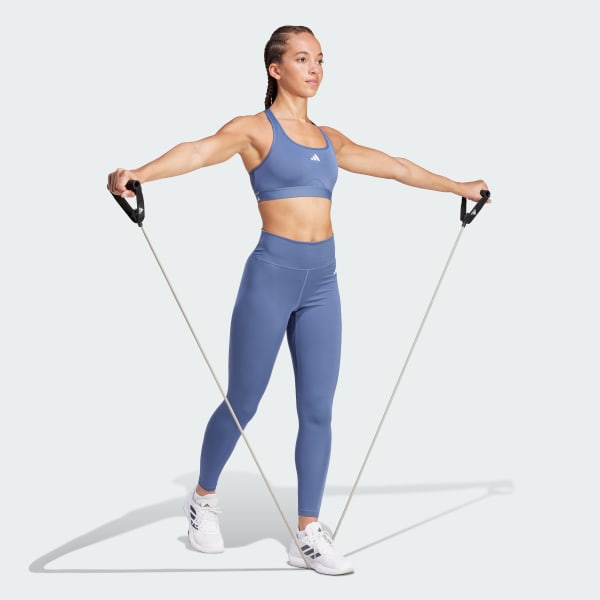 Azul Top Deportivo Powerreact Training Soporte Medio