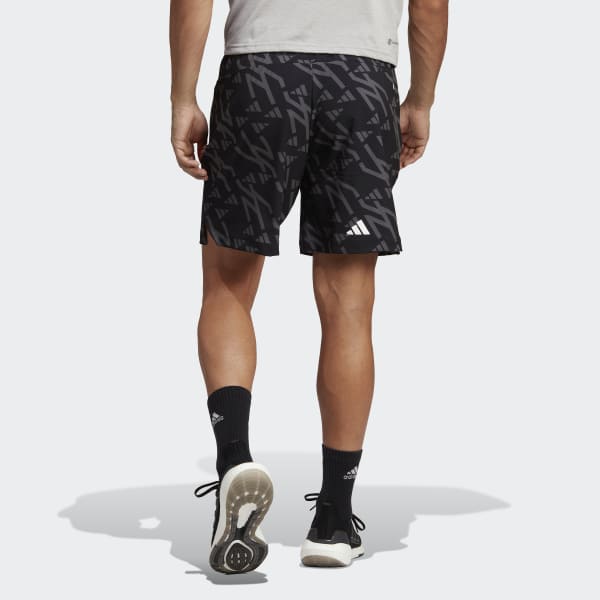 zwart Train Icons 3-Stripes Training Short