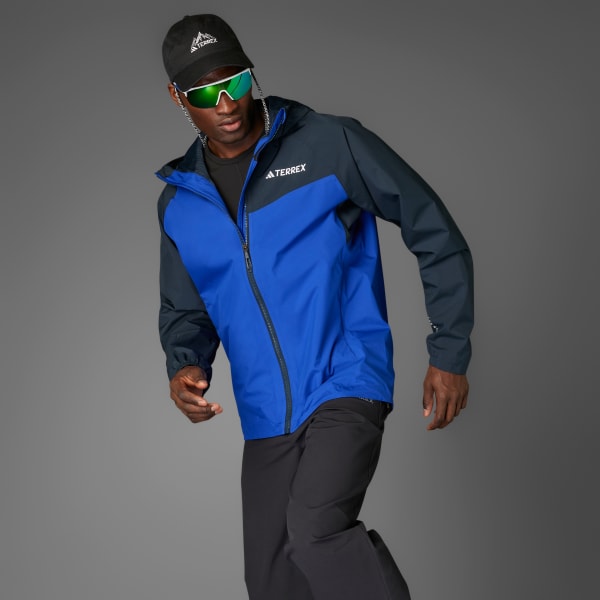 Blau Terrex Multi 2L RAIN.RDY Regenjacke