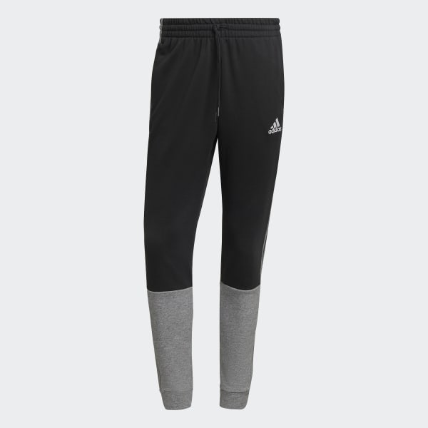 Black Essentials Mélange French Terry Joggers VB800