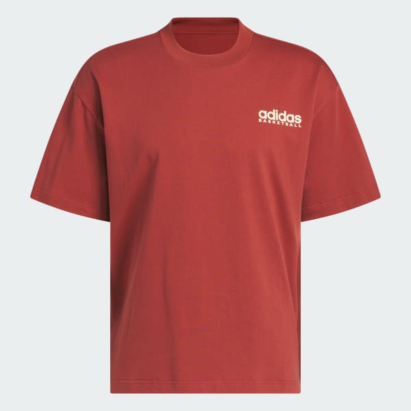 Red adidas Sport Design Studio Players Graphic Tee