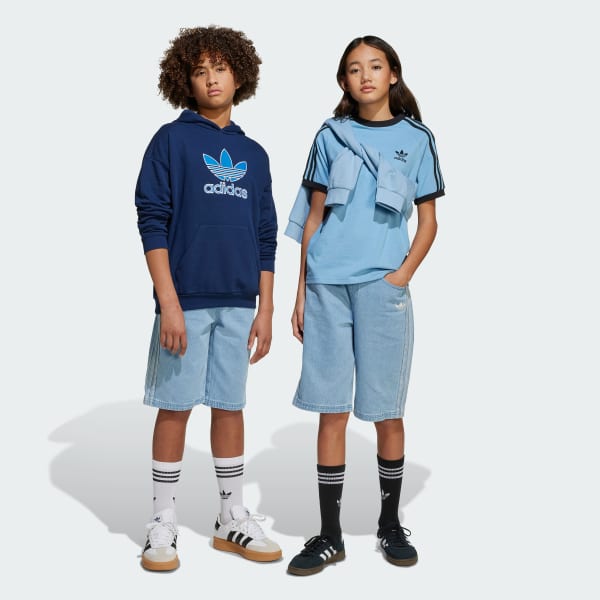Μπλε adidas Originals x Minecraft Shorts