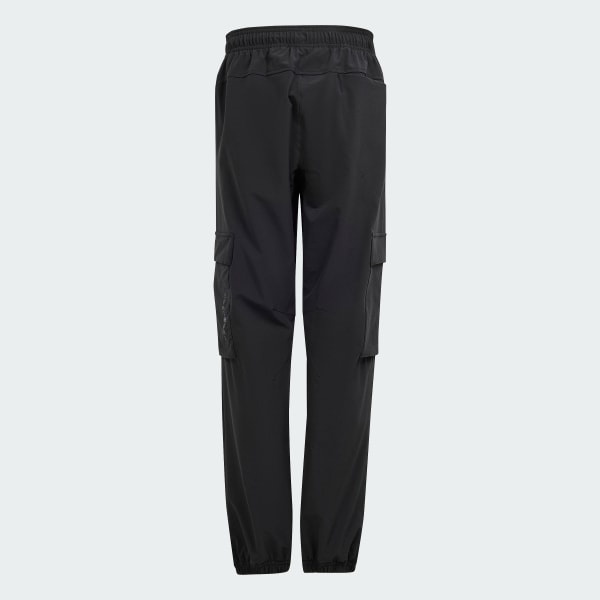 Black City Escape Casual Cargo Pants Kids