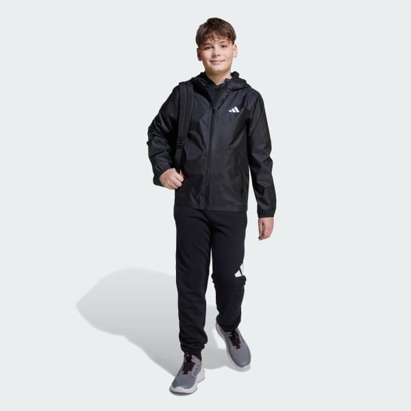 Schwarz kids Regenjacke