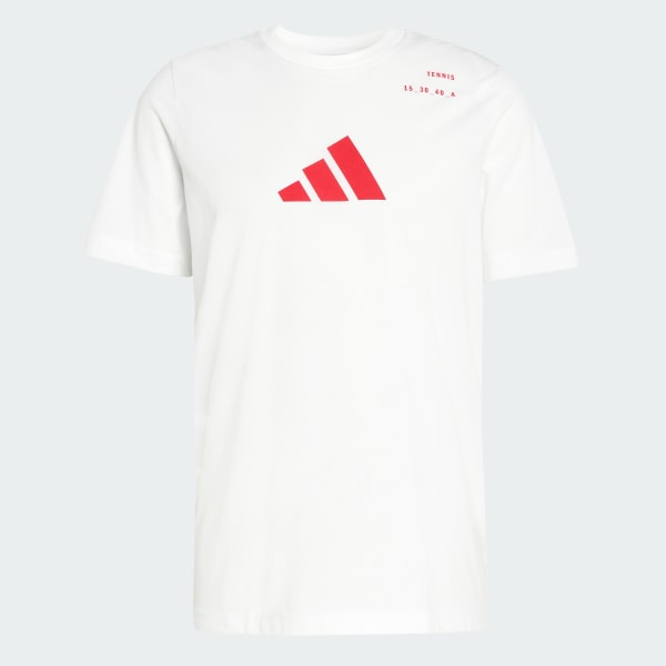 White Tennis Category Graphic Tee