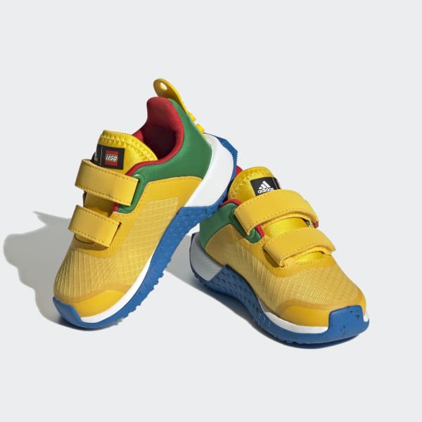 Κίτρινο adidas Sport DNA x LEGO® Lifestyle Two-Strap Hook-and-Loop Shoes
