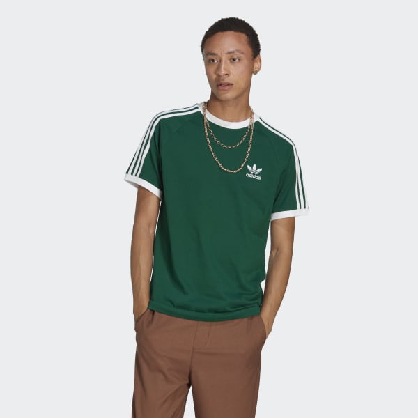 adidas Adicolor Classics 3-Stripes Tee - Green | adidas Canada