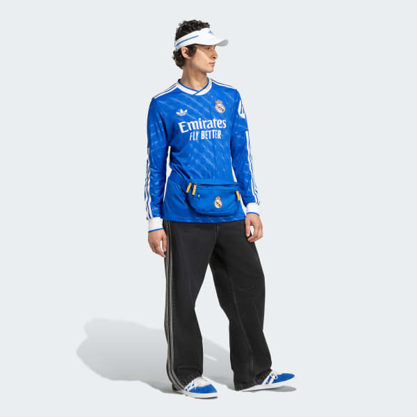 Blauw Real Madrid 25/26 Derde Shirt met Lange Mouwen