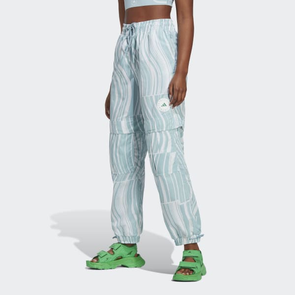 สีขาว กางเกงแทรคพิมพ์ลาย adidas by Stella McCartney TrueCasuals