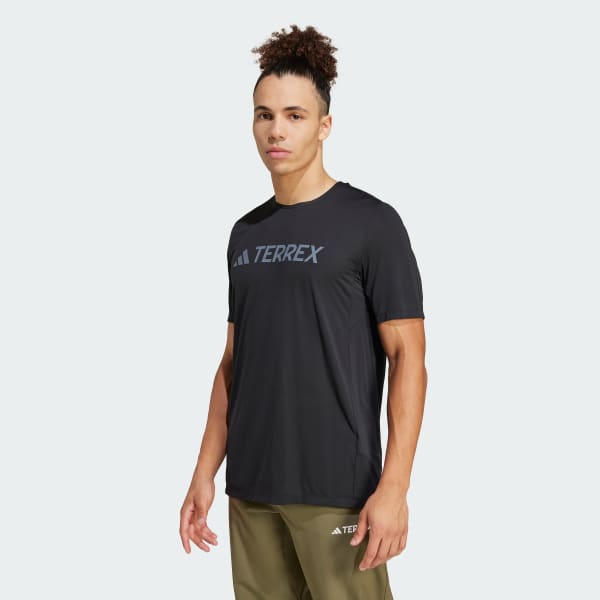 Schwarz Terrex Multi Climacool Logo Tech T-Shirt