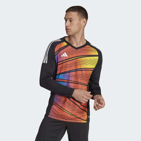 สีดำ เสื้อฟุตบอลแขนยาวพิมพ์ลาย Tiro 23 Pro