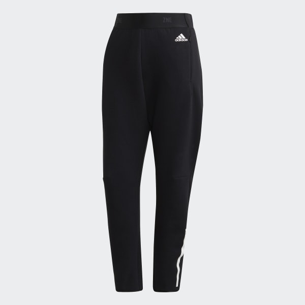 adidas 7/8 Slim Pants With Techy Woven Inserts - Black