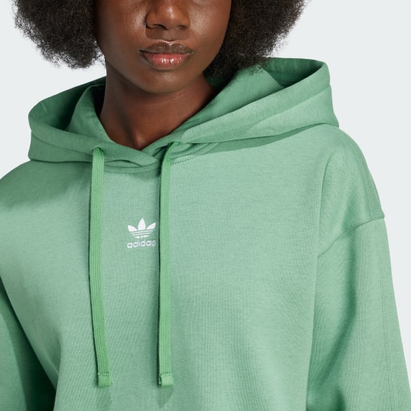 Adidas green hoodie women's outlet