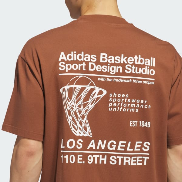 adidas Sport Design Studio Store Graphic Tee Brown adidas India