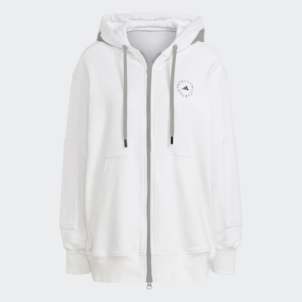 Beyaz adidas by Stella McCartney Sportswear Kapüşonlu Üst JLR88