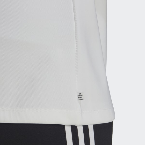 Branco T-shirt Justa 3-Stripes Adicolor Classics (Plus Size) KA107