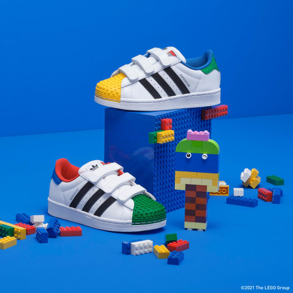 White adidas Superstar x LEGO® Shoes | kids lifestyle | adidas US