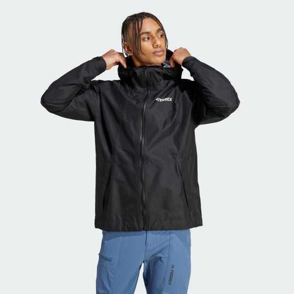 Adidas best sale regenjack heren