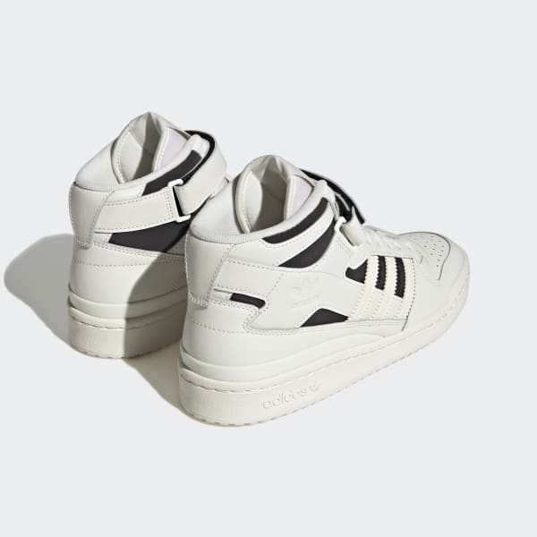 White Forum Mid Shoes